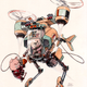 Illustration for article titled These Cartoon Animals Are The Most Adorable Mech Pilots In The Universe